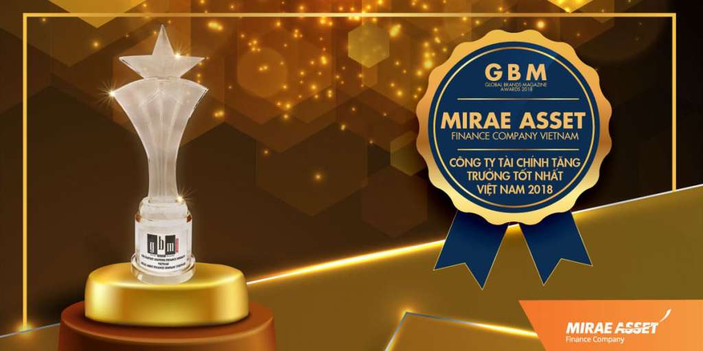 công ty tài chính Mirae Asset đã đón nhận được danh hiệu
