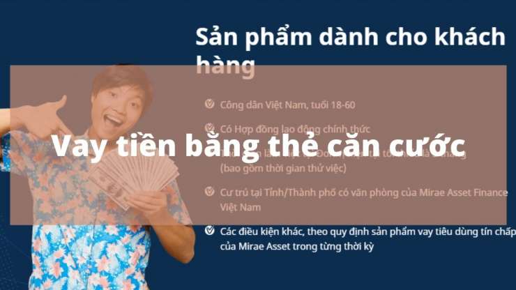 Vay tiền bằng thẻ căn cước