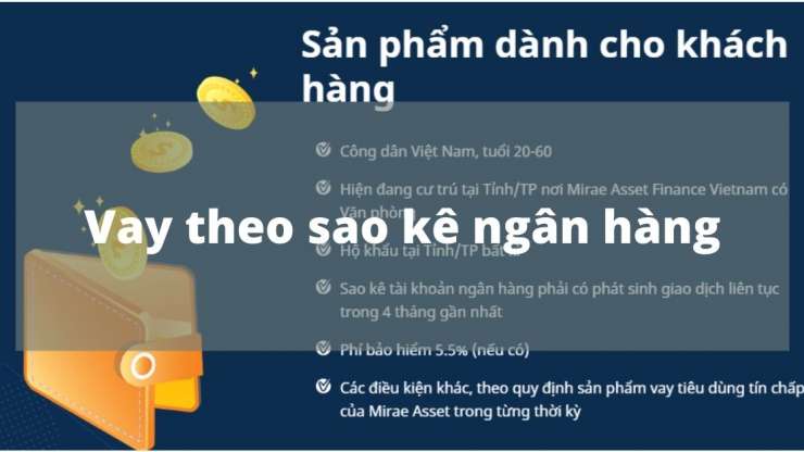 Vay theo sao kê ngân hàng là gì