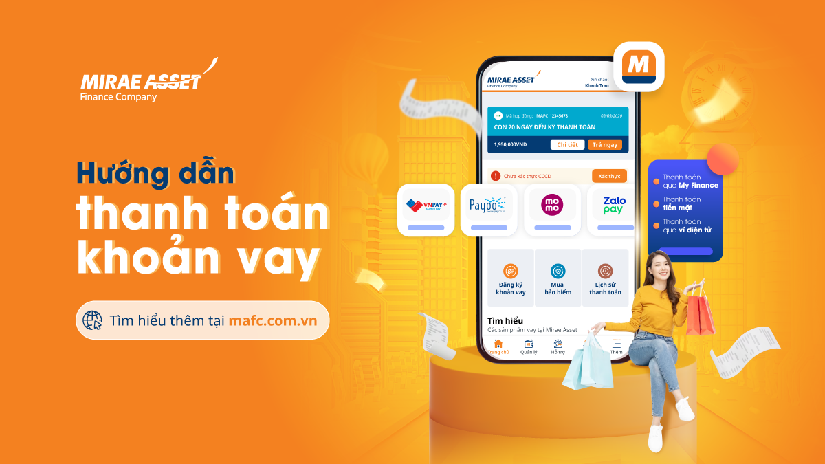 THANH TOÁN KHOẢN VAY MIRAE ASSET QUA DỊCH VỤ INTERNET BANKING TIỆN LỢI