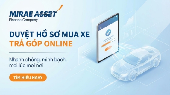 duyệt hồ sơ mua xe trả góp online